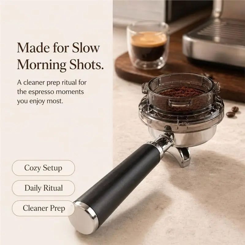 54mm Twist-Lock Dosing Funnel for Breville Espresso Machines Espresso Dosing Funnel Qst