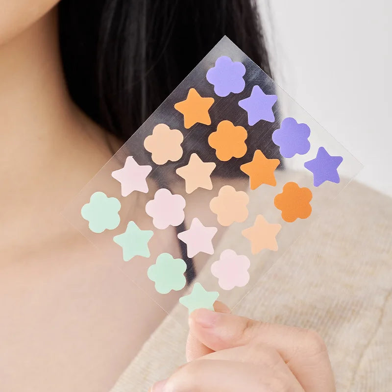 Colorful Star-Shaped Pimple Patches – Invisible Acne Stickers Acne Patch Qst LW2282