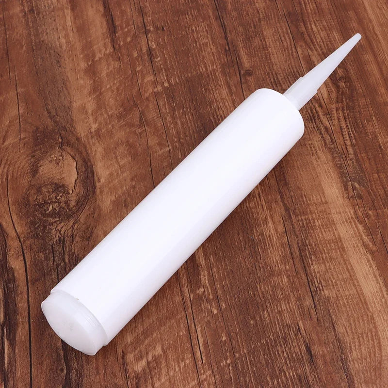 Refillable Caulking Sealant Tube with Cap – Reusable Squeeze Bottle Caulking Tool Qme