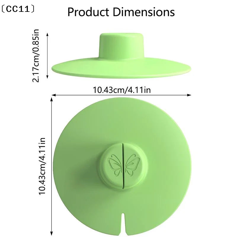 Silicone Tea Bag Holder & Squeezer with Handle | Reusable Lid Tea Bag Holder Qme