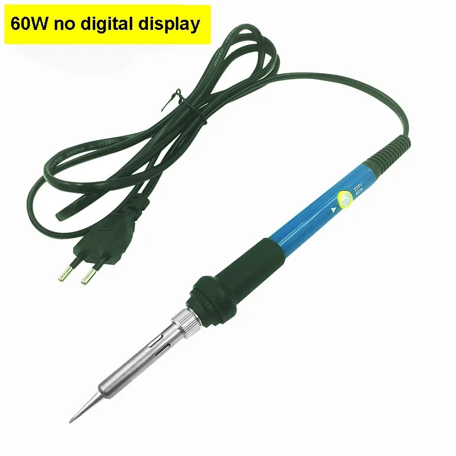 60W Portable Electric Soldering Iron – Adjustable 200–450°C Electric Soldering Iron Qme