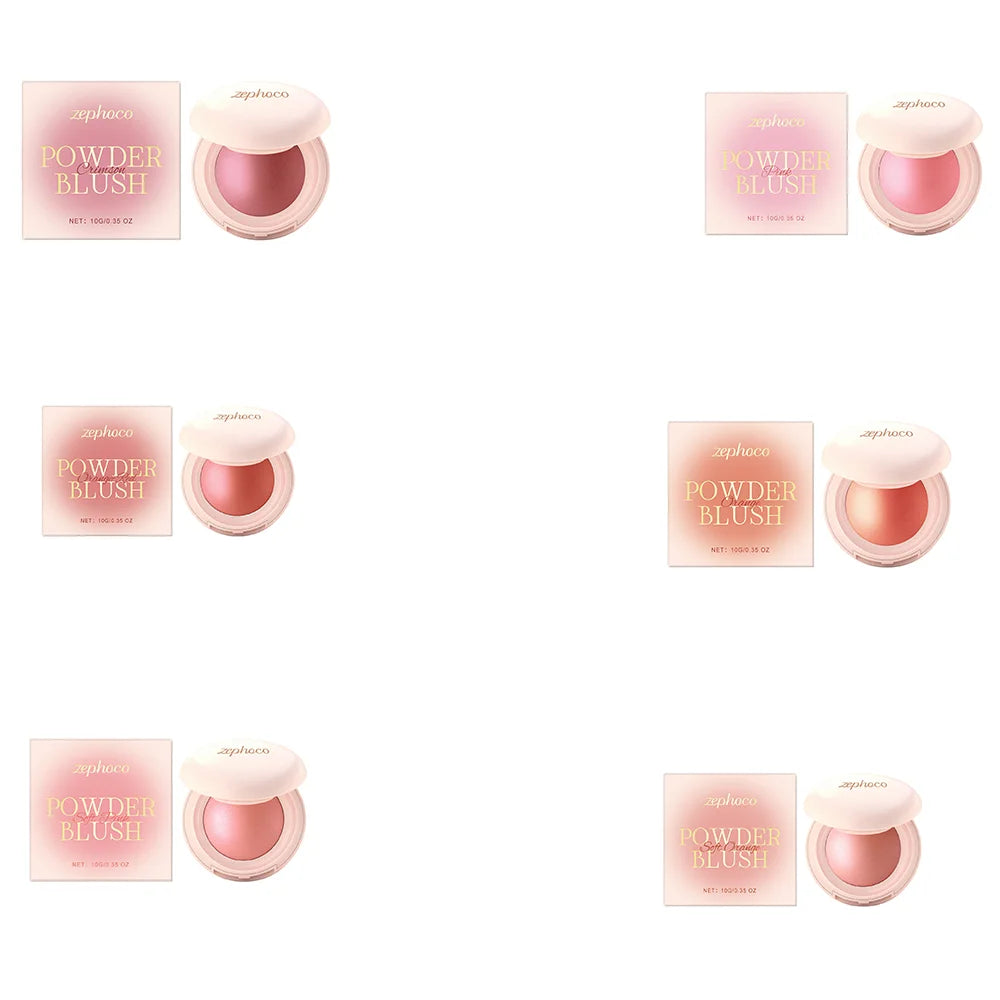 Zephoco Silky Moisturizing Blush – Hydrating Pigmented Glow Face Blush Qst
