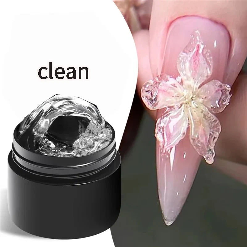 3D Carved Nail Extension Gel Polish | 5D Multigel, 6 Colors Sculpting Nail Gel Qme 02