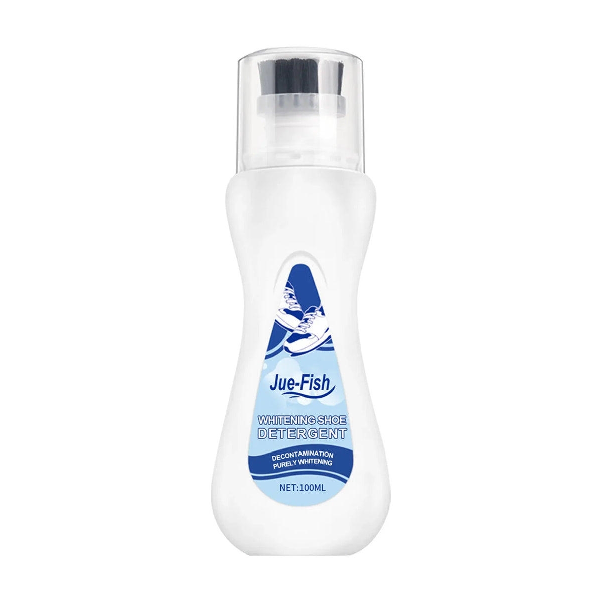 Jue Fish White Shoe Cleaner – Stain & Yellow Edge Remover 100ml Shoe Cleaner Qst 100ML
