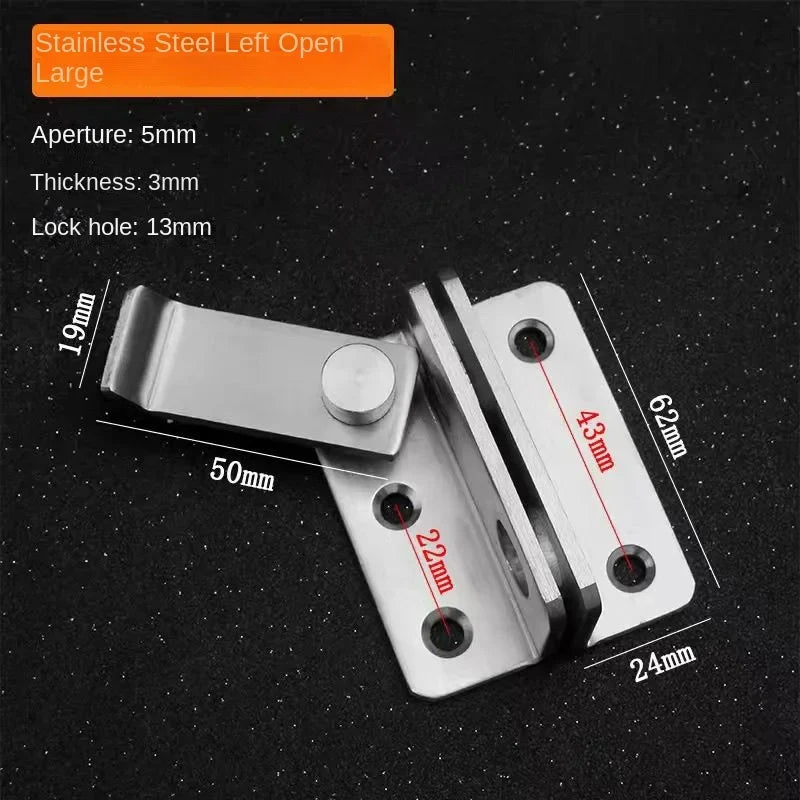Flip Latch Slide Bolt Gate Lock – Barn, Cabinet & Pet Cage Slide Bolt Latch Qme