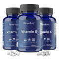 Vitamin K2 1000mcg 120 Veg Capsules – Non-GMO, Gluten Free Vitamin Supplement Qst 120 count-3 bottle