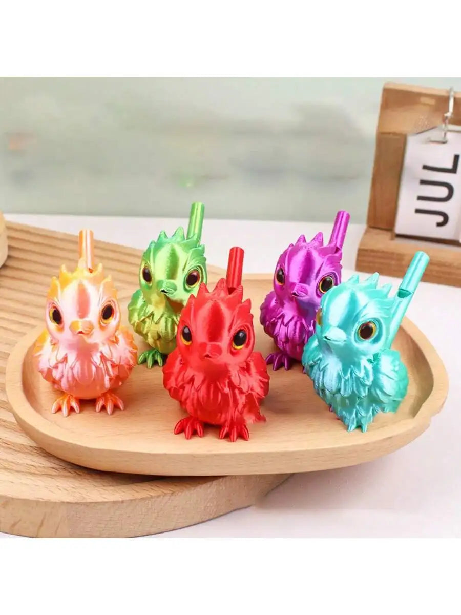 3D Printed Bird Whistle Water Injection Simulation | 7 Colors Novelty Bird Whistle Qme