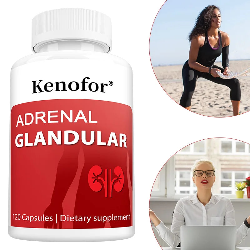 Adrenal Support Capsules – Cortisol Balance & Energy Boost Herbal Supplement Capsules Qst