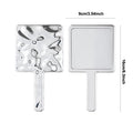 Liquid Shape Square Handheld Makeup Mirror – Salon & Vanity Handheld Vanity Mirror Qst Default Title