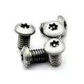 4-Pack T6 Torx Stainless Steel Pocket Knife Back Clip Screws Knife Clip Screws Qst Silver S-4pcs