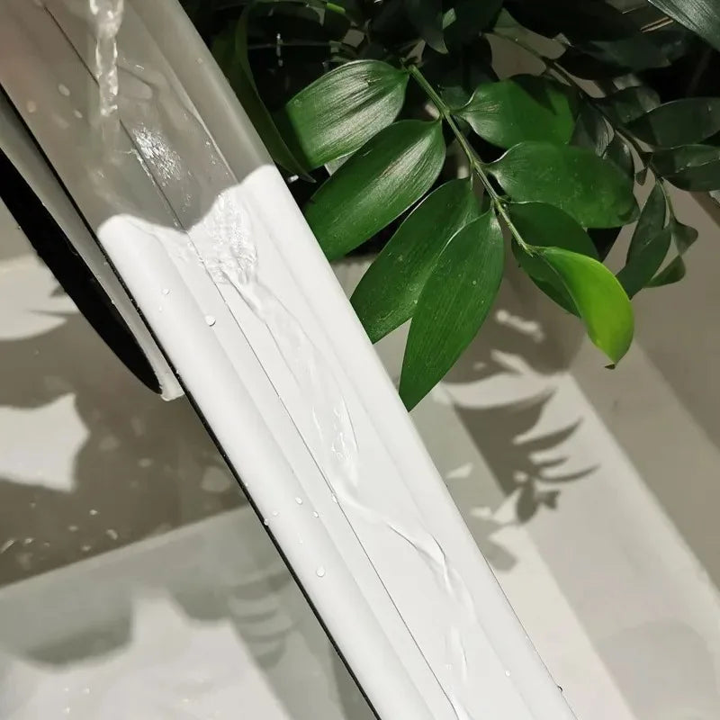Self-Adhesive PVC Door Bottom Seal Strip 1M | Draft & Dust Guard Door Seal Strip Qme