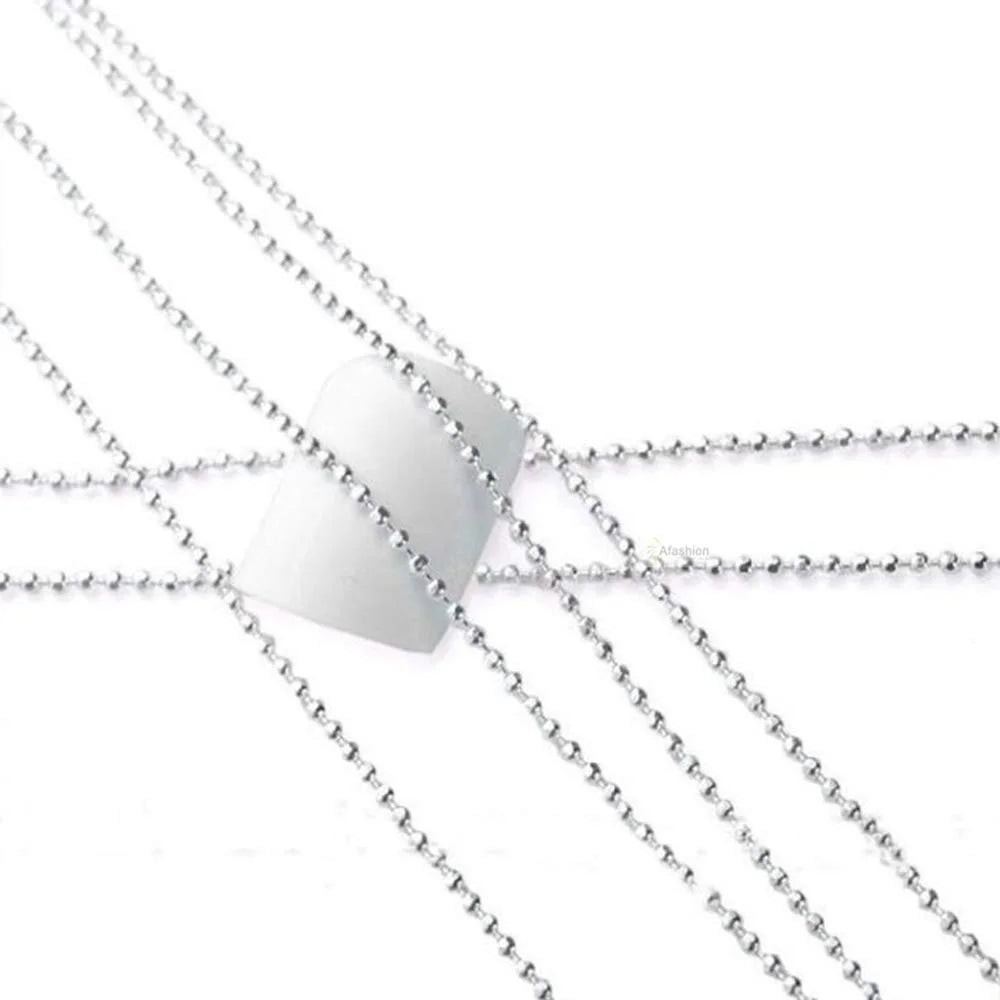 Alloy O-Shape Chain Ball Nail Art DIY Charm Accessories Nail Art Charm Qme
