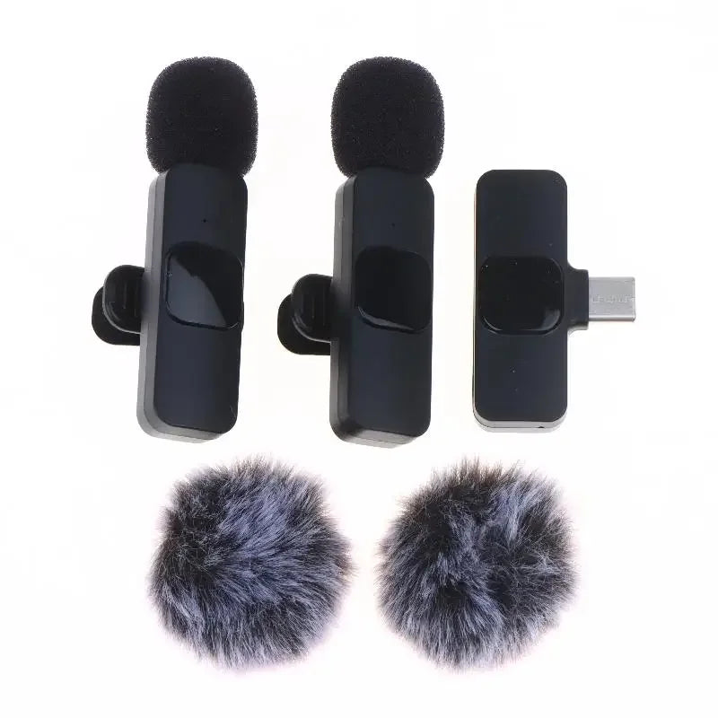 K9 Wireless Lavalier Microphone – Clear Audio for Video Recording Wireless Lavalier Mic Qme