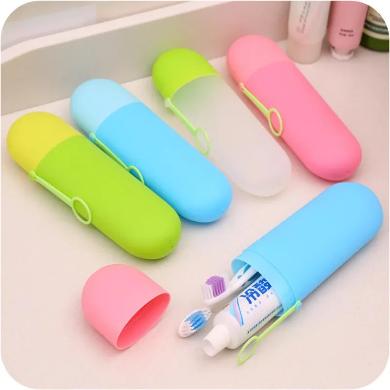 Portable Toothbrush Holder Travel Case – 6 Colors Toothbrush Travel Case Qme