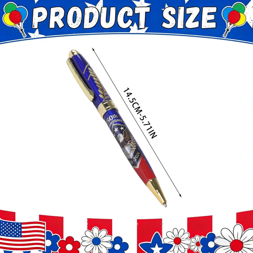 250th Anniversary Commemorative Ballpoint Pen 1776–2026 Commemorative Collector Pen Qme