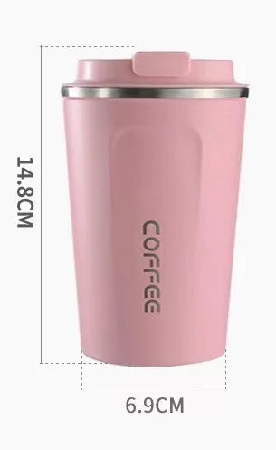 Double-Wall Stainless Steel Travel Thermos Mug 380/510ML Travel Thermos Mug Qst