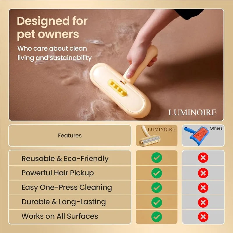 Reusable Pet Hair Remover – Furniture, Sofas & Carpets Pet Hair Remover Qme