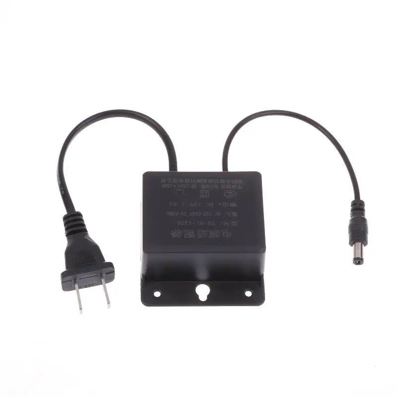 Waterproof DC 12V 1.5A Power Adapter for CCTV Security Cameras Security Camera Adapter Qme