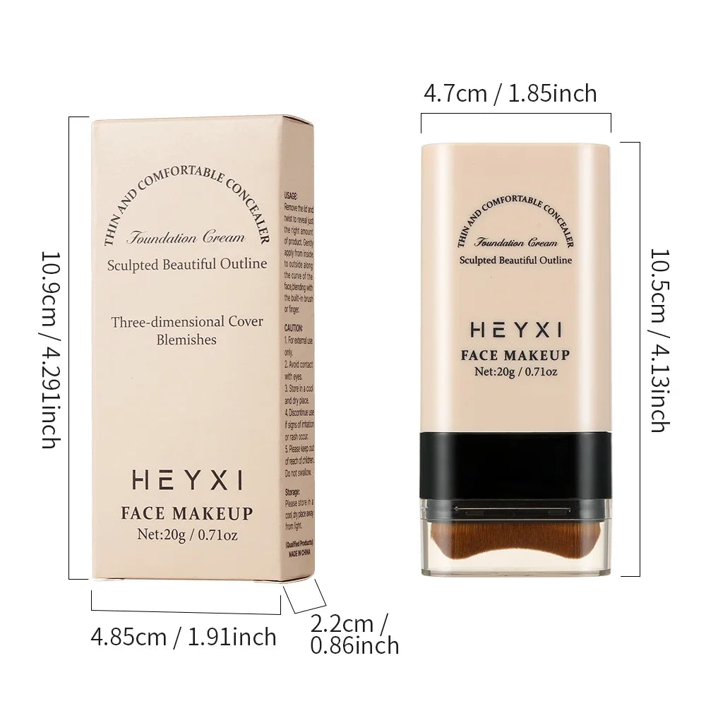Qme Moisturizing Foundation Stick – Long-Lasting, No-Dry Formula Foundation Stick Qme