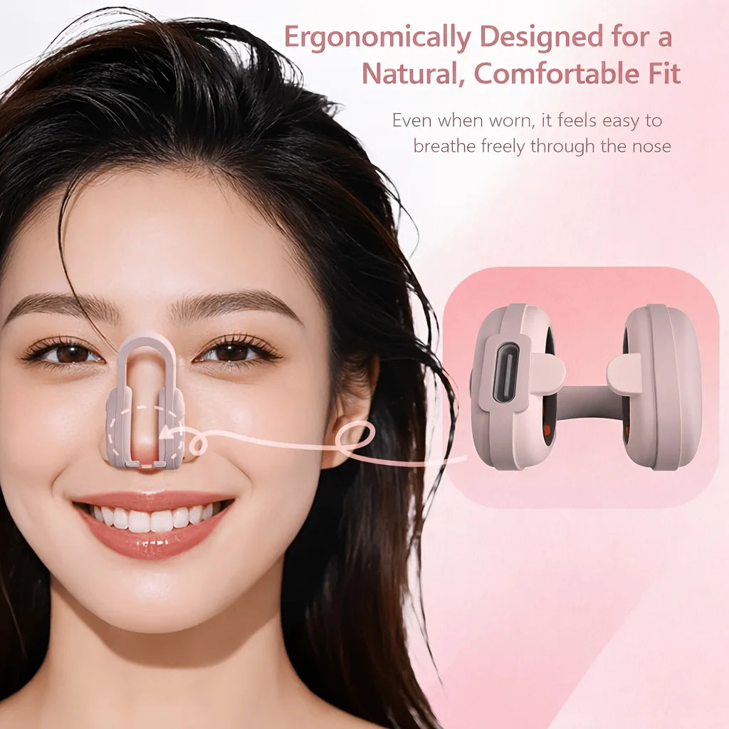 EMS Microcurrent Nose Shaper Clip – 6 Modes, 10 Levels Facial Beauty Device Qst