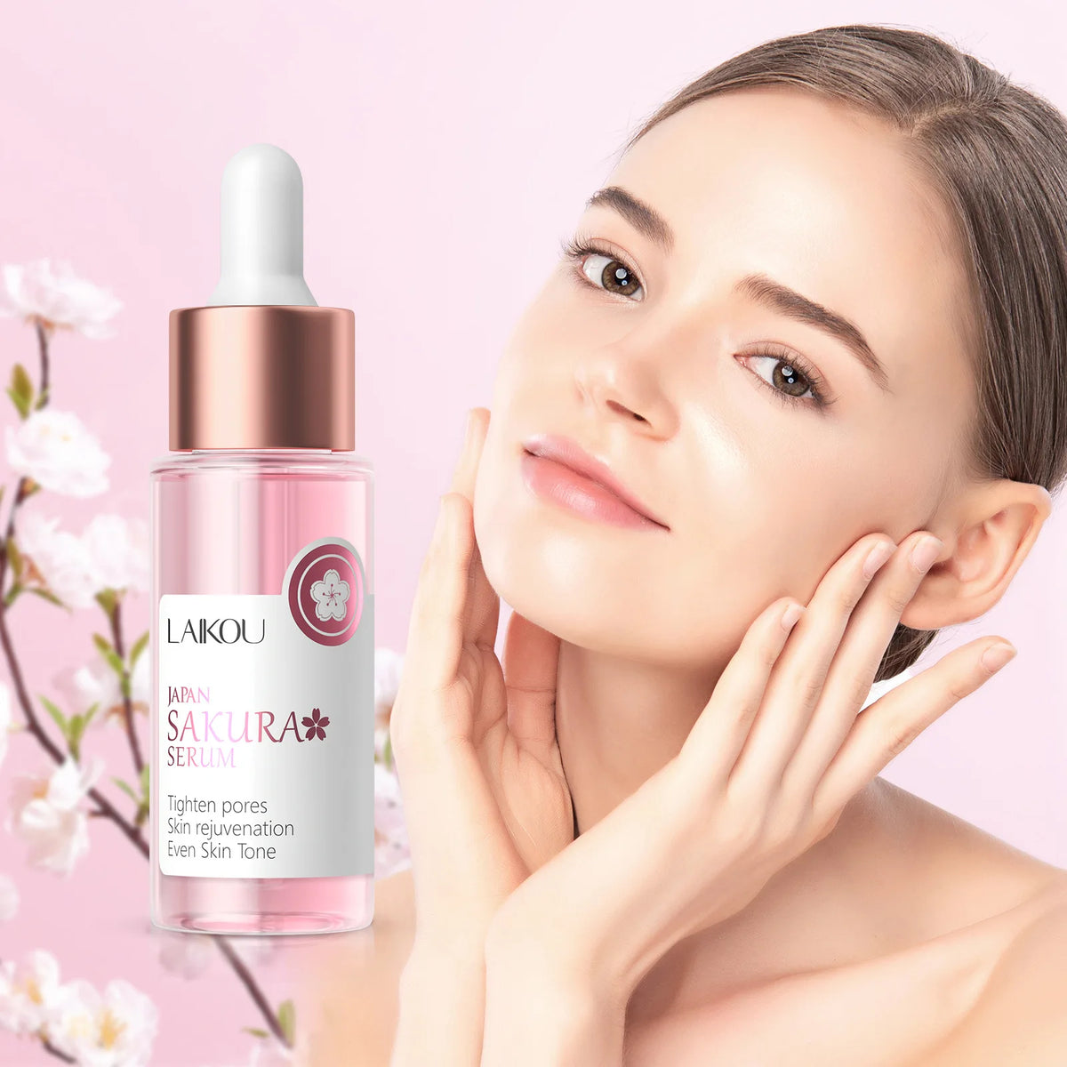 Sakura Whitening Face Serum – Brighten & Tighten Pores Brightening Face Serum Qst