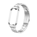 Xiaomi Mi Band 8 Active Stainless Steel Metal Strap | 14 Colors Smart Band Strap Qme Silver 3 for Redmi Band 2