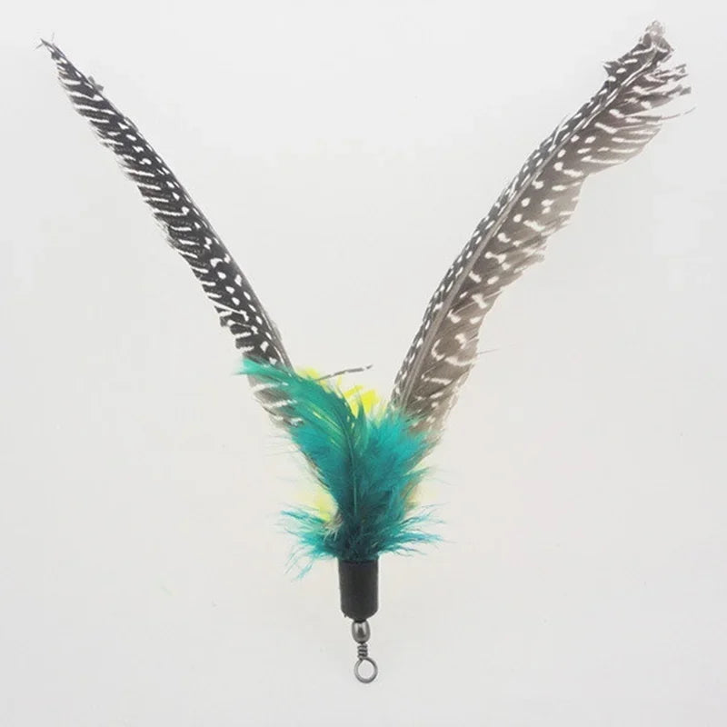 3-Pack Feather Wand Replacement Heads – DIY Cat Teaser Toy Cat Teaser Toy Qme