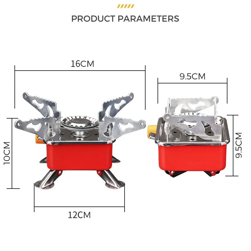 Portable Mini Folding Gas Stove for Camping & Hiking Folding Camp Stove Qme