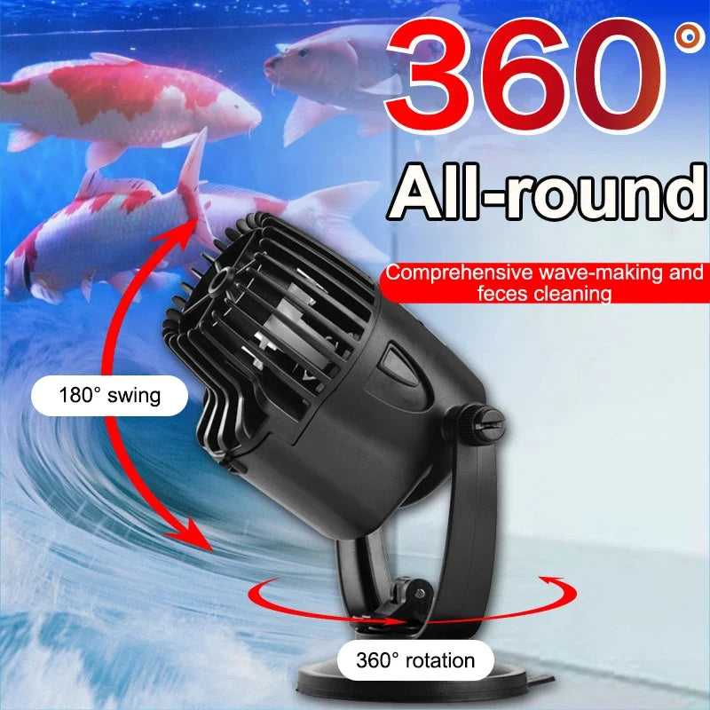 Single Head Wavemaker Submersible Pump for Aquarium Fish Tank Aquarium Wave Pump Qme