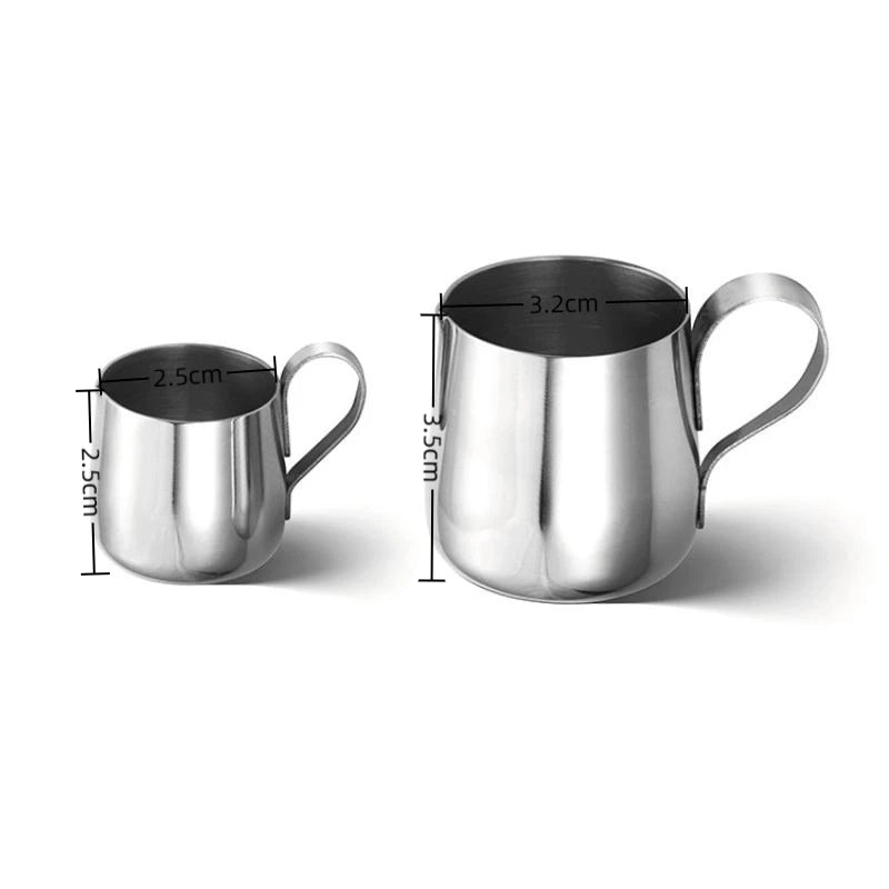 Mini Stainless Steel Milk Frothing Pitcher – Latte Art Jug Milk Frothing Pitcher Qst