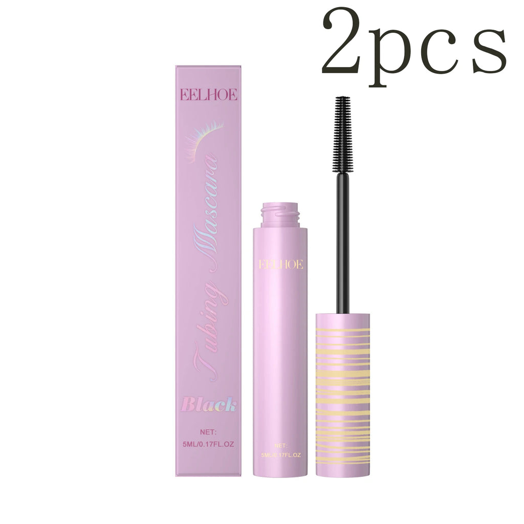 Eelhoe Black Mascara – Smudge-Proof Volumizing Eye Makeup Volumizing Mascara Qst 2pcs