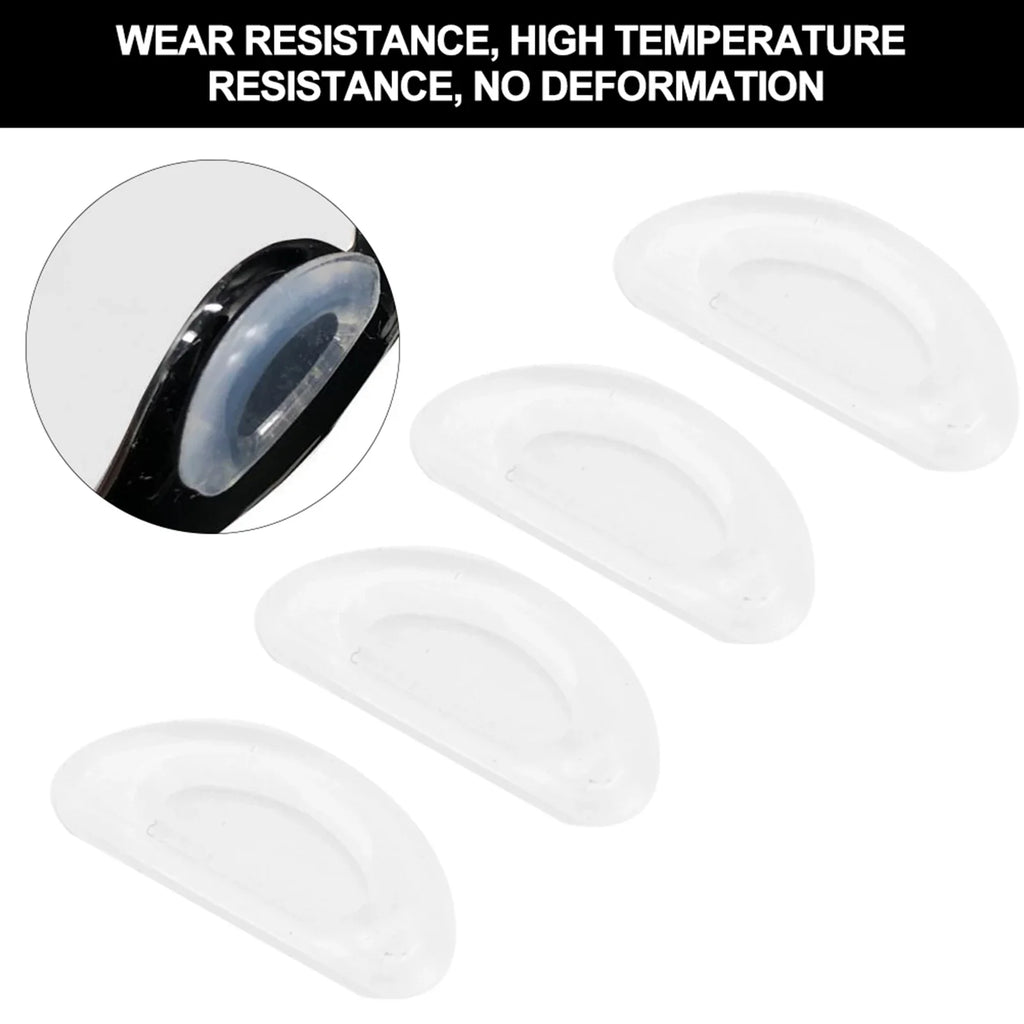 20 Pairs Silicone Non-Slip Mini Nose Pads for Glasses Eyewear Nose Pads Qme