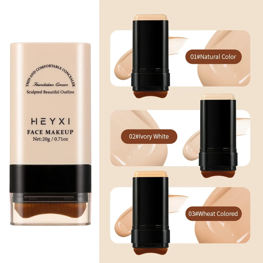 Qme Moisturizing Foundation Stick – Long-Lasting, No-Dry Formula Foundation Stick Qme