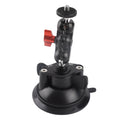 360° Action Camera Suction Cup Mount – Aluminum Alloy Camera Suction Mount Qst black