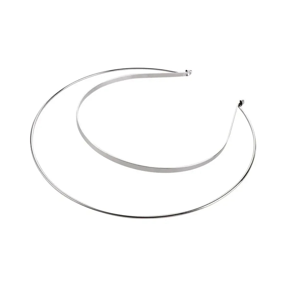 Multi-Layer Non-Slip Goddess Metal Headband | Thin Hair Hoop Metal Headband Qme