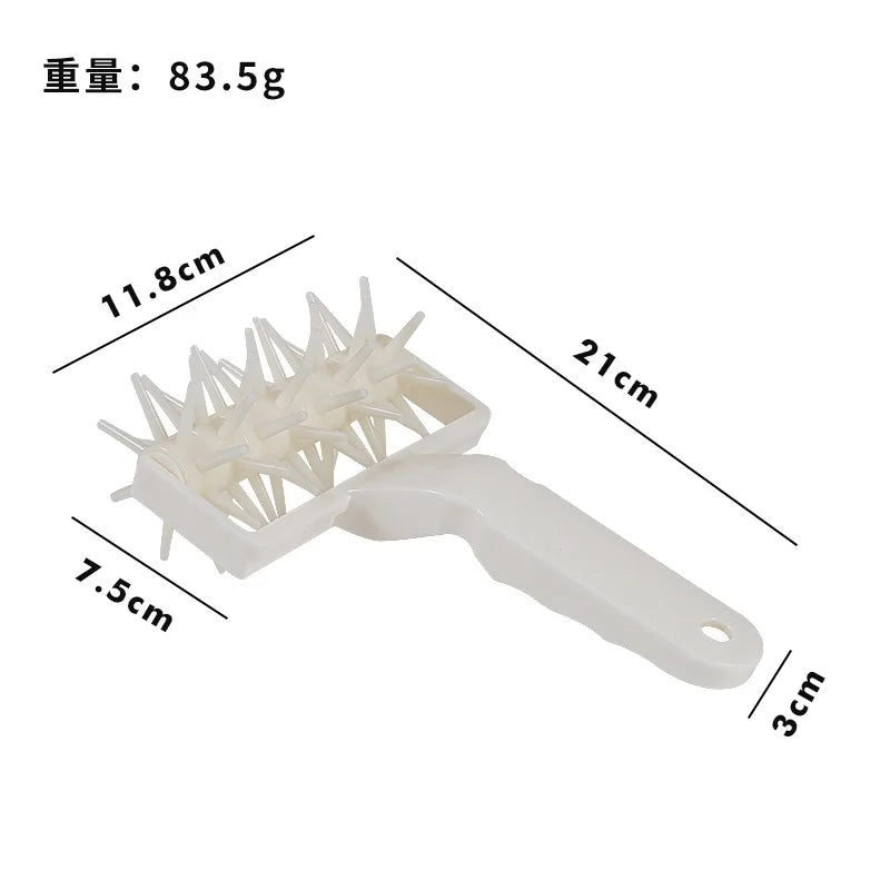 Mesh Lattice Dough Roller Cutter – Pastry & Pizza Baking Tool Lattice Dough Roller Qst Roller pin