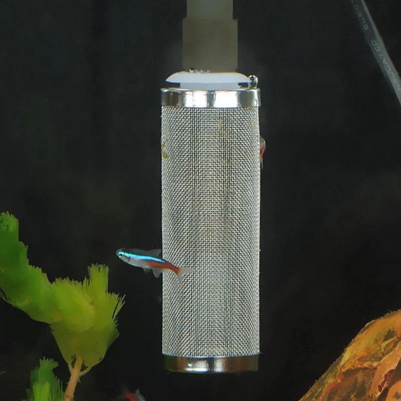 Stainless Steel Aquarium Intake Pre-Filter Cover | 12mm 16mm Aquarium Filter Guard Qst