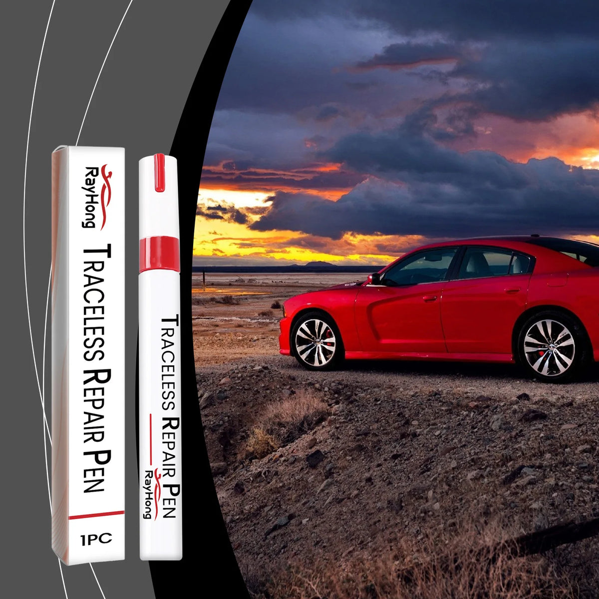 Rayhong Car Paint Touch Up Pen – Scratch Repair Color Fix Car Paint Touch Up Pen Qst