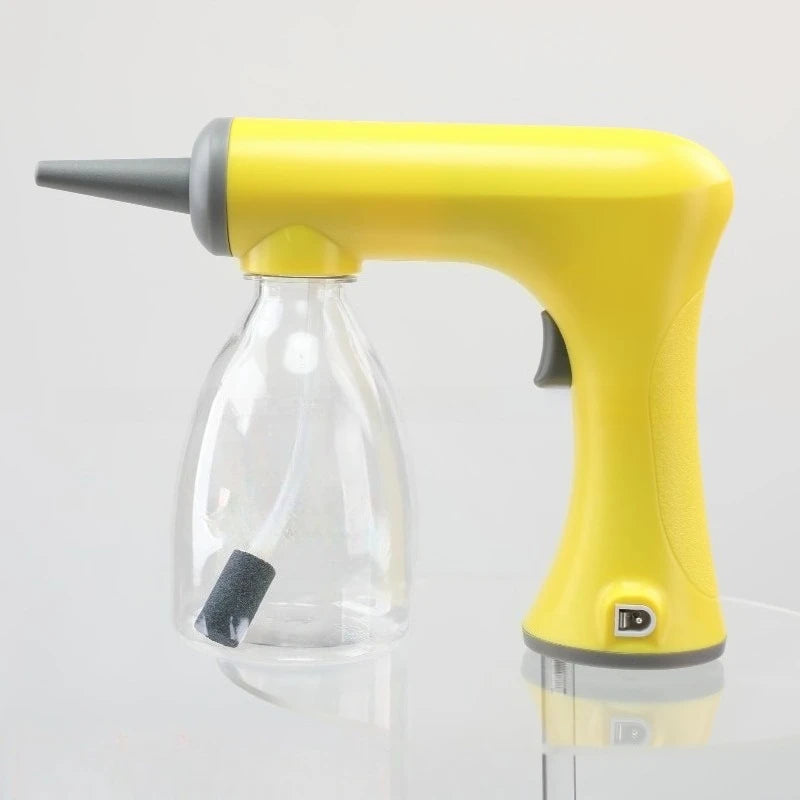 Electric Foam Gun 300ml – Hair Perming & Styling Tool Hair Foam Dispenser Qst YELLOW