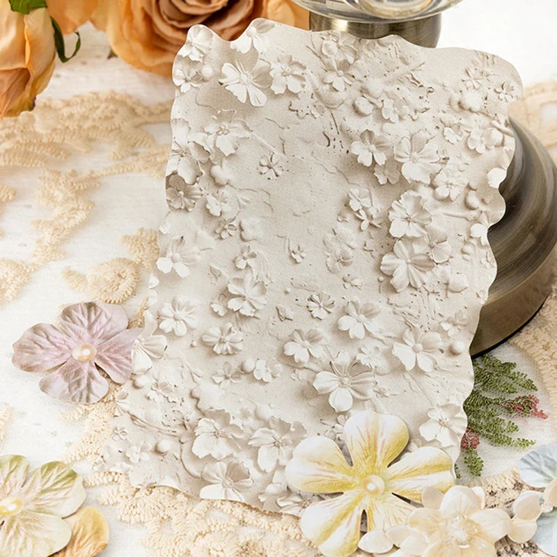 Vintage Distressed Floral Scrapbook Paper | Junk Journal Scrapbook Paper Qme
