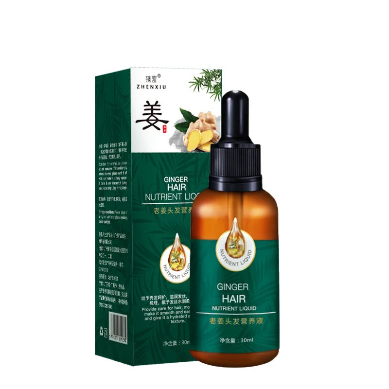 YOUNGCOME Ginger Hair Growth Serum – Nourishing Scalp Oil Hair Growth Serum Qst 30ml