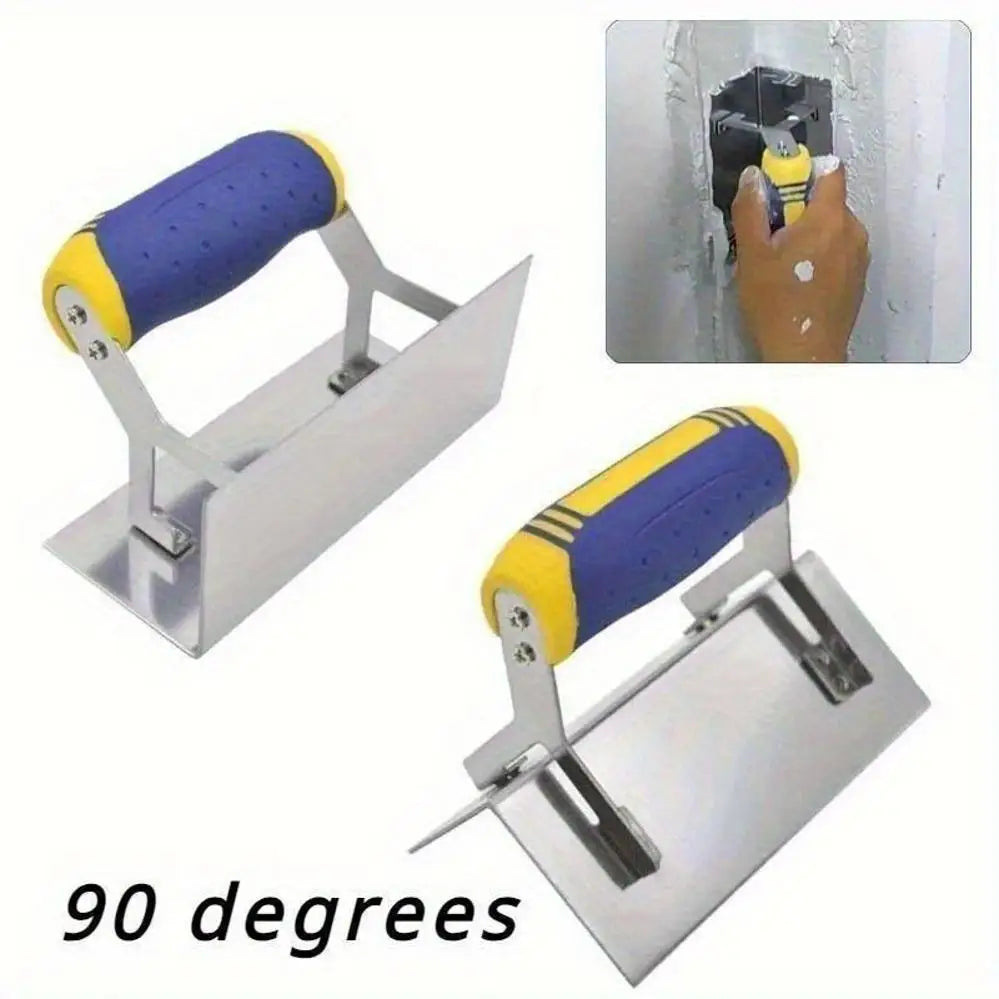 Stainless Steel 90° Inner & Outer Corner Plastering Trowel Corner Plastering Trowel Qme