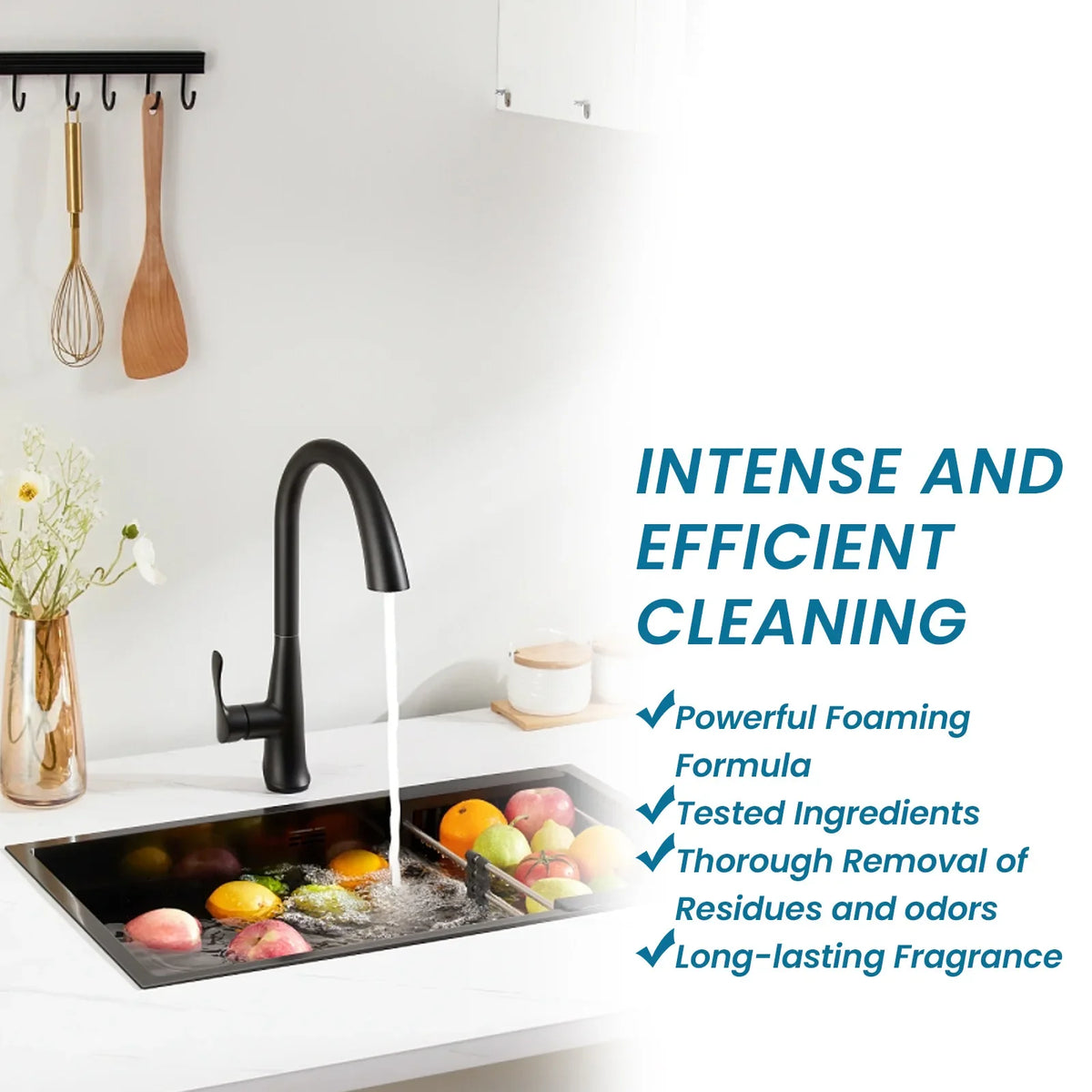 Sink Disposal Cleaner Tablets – Residue & Odor Eliminator Drain Cleaner Tablets Qme