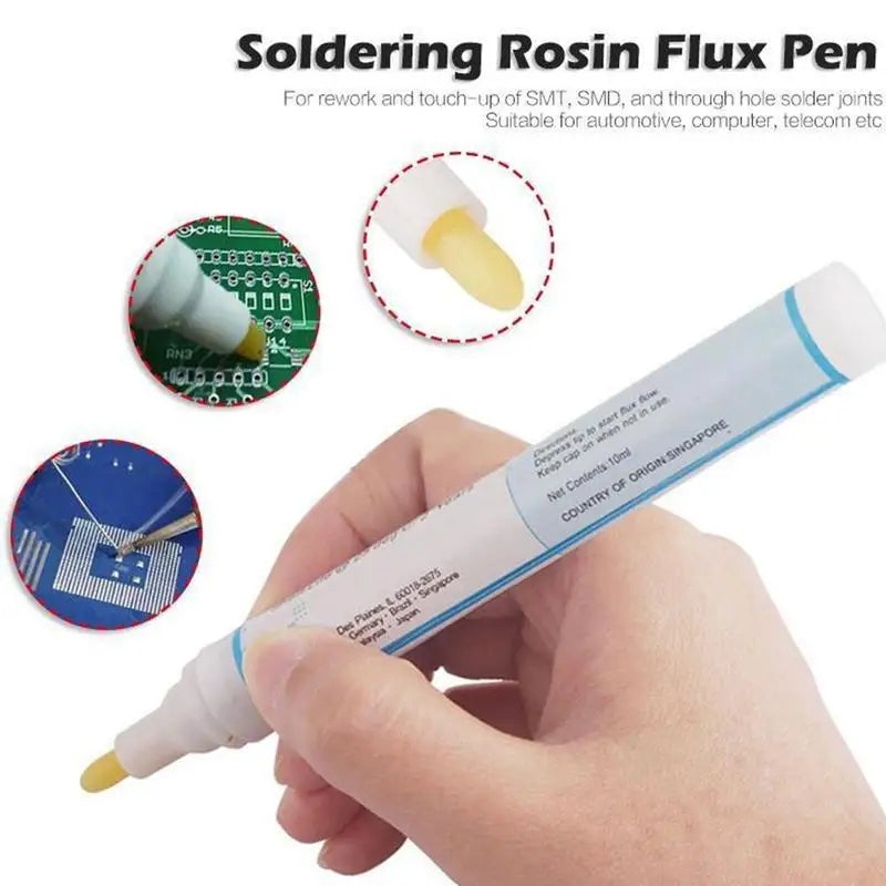Kester 951 Rosin Flux Pen 10ml | No-Clean Low-Solid Solder Soldering Flux Pen Qme