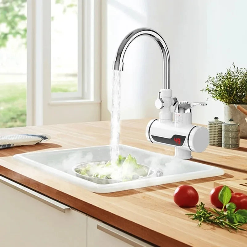 ZARTSEN 3000W Tankless Instant Hot Water Faucet – 220V Instant Water Heater Qst
