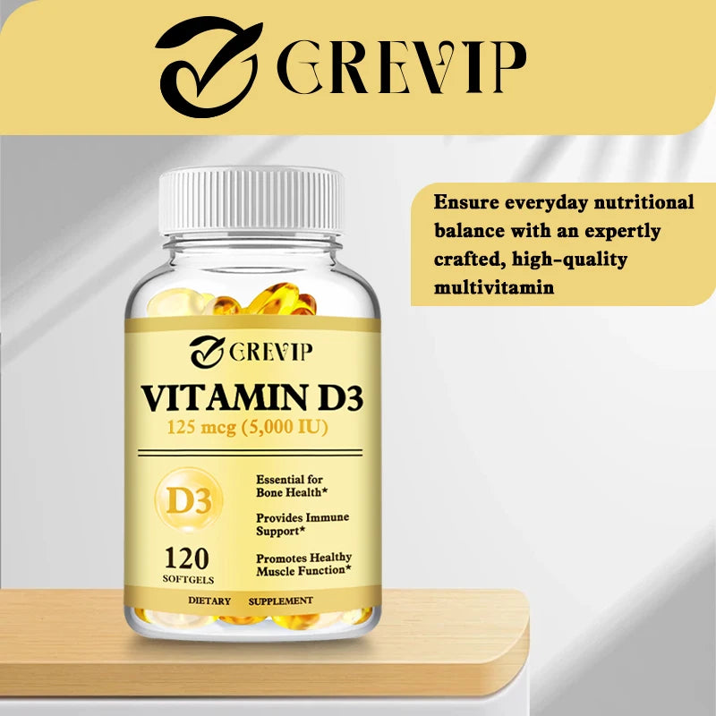 Coolkin Vitamin D3 Supplement – Immune & Muscle Support Vitamin D3 Supplement Qst