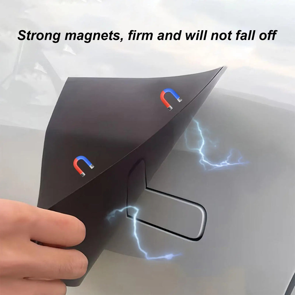Magnetic Car Door Handle Protector – Winter Snow & Ice Guard Car Door Protector Qme