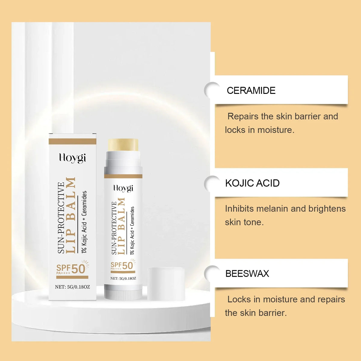 SPF 50+ Hydrating Lip Balm – UV Protection & Nourishing SPF Lip Balm Qme