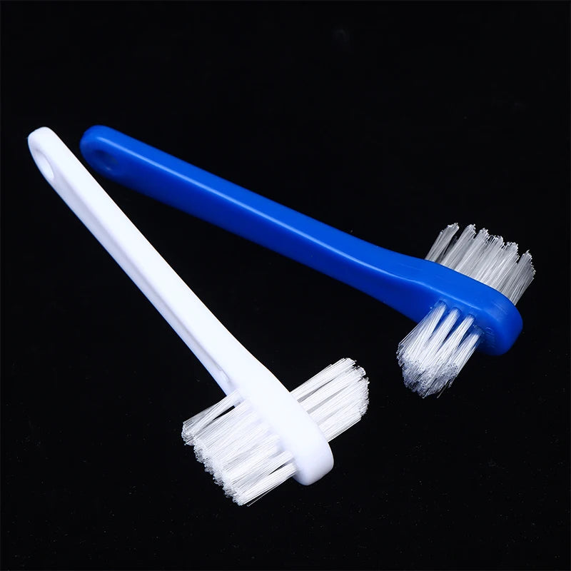 10-Pack Retainer & Denture Cleaning Brush – Double-Sided Denture Cleaning Brush Qst