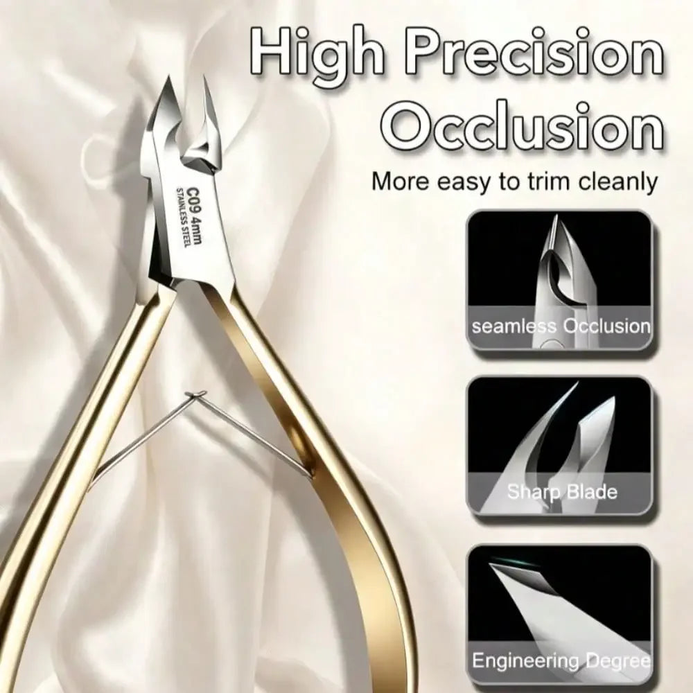 Professional Sharp Blade Cuticle Nippers & Nail Trimmer | Qme Cuticle Nippers Qme